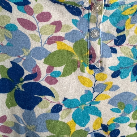 Rebecca Malone colorful floral short sleeve tee size medium - Picture 2 of 5
